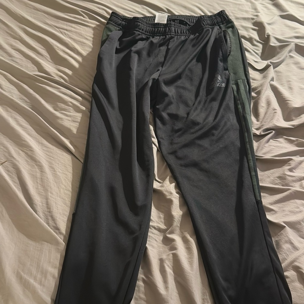 Adidas PrimeGreen Aeroready Black Men’s Track Pants Size Large Used